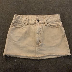 Free people denim skirt